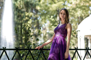 A Dreamy Purple Dress To Steal The Spotlight