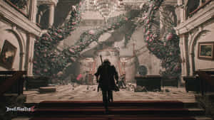 A Dynamic Depiction Of The Main Characters From The Devil May Cry Video Game Series. Wallpaper