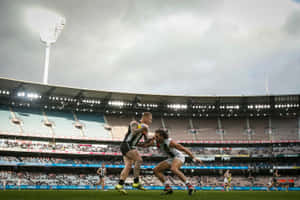 A F L Match Action Melbourne Cricket Ground Wallpaper