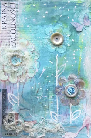 A Fantastic Mix Of Digital And Handmade Art Wallpaper