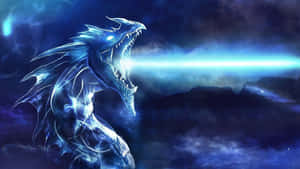 A Fantastical Picture Of An Awesome And Cool Dragon Wallpaper