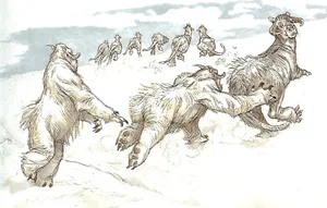 A Fearsome Wampa Stands Ready Wallpaper