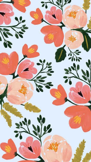 A Field Of Beautiful Flowers For Your Iphone Wallpaper