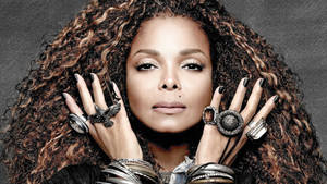 A Fierce But Modest Janet Jackson Wallpaper