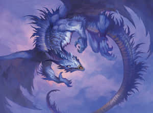 A Fierce Mythical Dragon, Set To Protect Its Kingdom Wallpaper