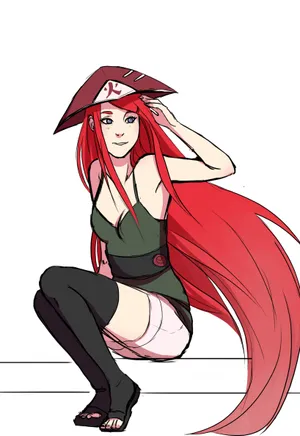 A Fiery And Fiery Personality - Kushina Uzumaki Wallpaper