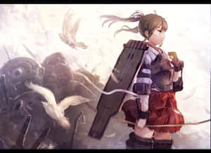 A Fleet Of Combat-ready Kantai Collection Ships Wallpaper