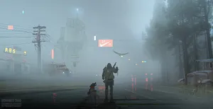 A Foggy Day Wallpaper