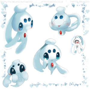 A Framed Photo Of White Phiones Wallpaper