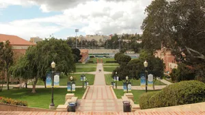 A Glimpse Of Ucla Campus Wallpaper