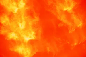 A Glowing Orange Wallpaper