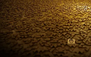 A Golden Background With A Lot Of Small Squares Wallpaper