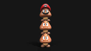 A Goomba - The Classic Enemy From The Super Mario Series Wallpaper