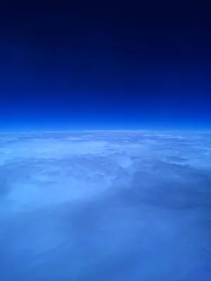 A Gorgeous Blue Horizon Beckons You As The Day Draws To A Close. Wallpaper