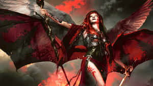 A Gothic Fairytale - The Devil Girl Wallpaper