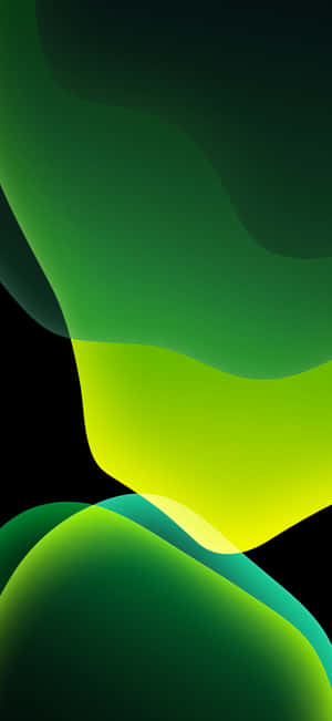 A Green And Black Abstract Background Wallpaper