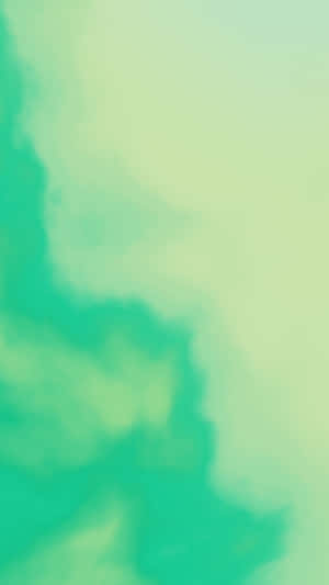 A Green And White Abstract Background Wallpaper