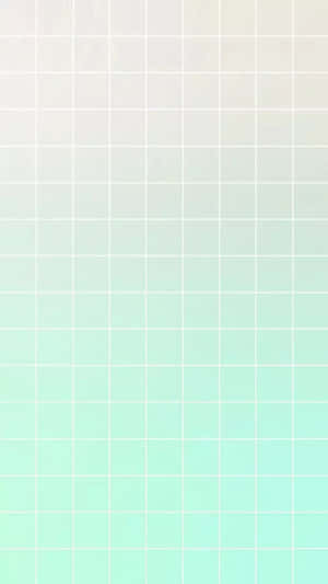 A Green And White Background With A White Grid Wallpaper