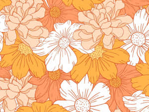 A Greenery Landscape Against The Horizon Wallpaper