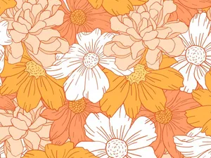 A Greenery Landscape Against The Horizon Wallpaper