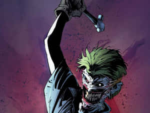 A Gripping Moment In Batman: Death In The Family Wallpaper