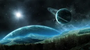 A Gripping Scene From Planet With Anime Series Wallpaper