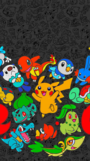 A Group Of Iconic Pokemon Characters Wallpaper