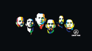 A Group Of Men In Colorful Backgrounds Wallpaper