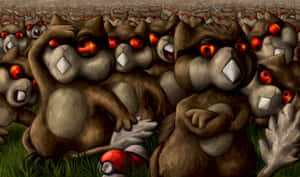 A Group Of Wild Patrats Wallpaper