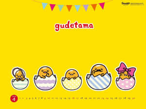 A Gudetama Computer That's Perfect For Spending Quality Time On The Internet Wallpaper