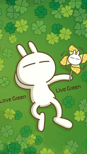 “a Happy And Vibrant Green Color Has Never Looked So Good!” Wallpaper