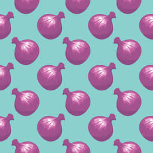 A High Resolution Image Of Fresh Purple Onions Wallpaper