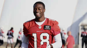 A J Green Cardinals Practice Smile Wallpaper