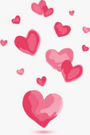 A Joyful Cartoon Heart With Outstretched Arms Wallpaper