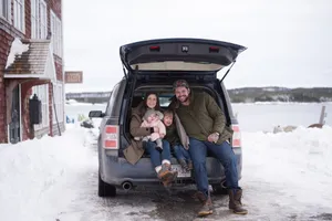 A Joyful Family Day Outdoors Wallpaper