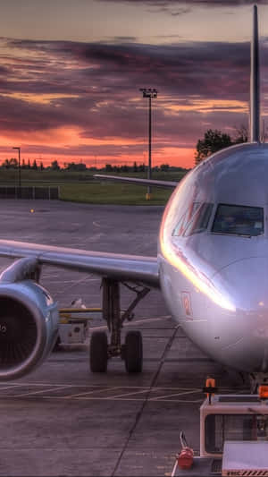 A Large Jet Airplane Wallpaper