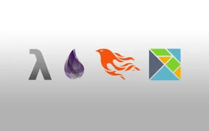 A Logo With A Fire, A Bird And A Fire Wallpaper