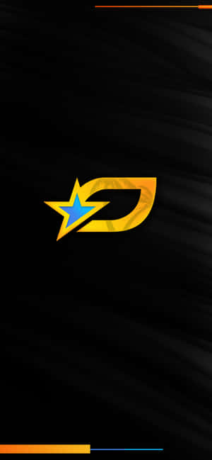 A Logo With A Star On A Black Background Wallpaper