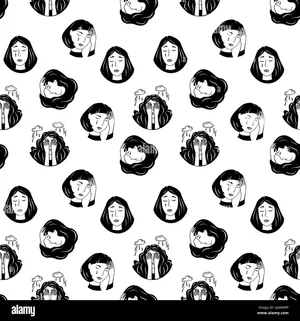 A Lonely Girl Seated In Dim Light Wallpaper