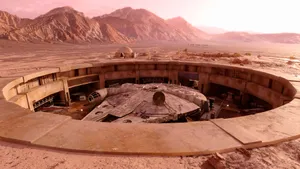 A Look At The Iconic Planet Of Tatooine Wallpaper