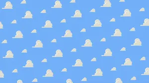 A Look At The Magical World Of Toy Story In The Clouds. Wallpaper