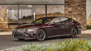 A Luxurious Lexus Ls 500 In Motion Wallpaper