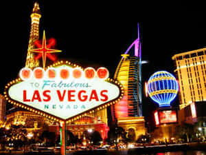 A Luxurious Night In Las Vegas, Nevada Wallpaper