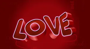 A Magical 3d Love Experience Wallpaper