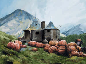 A Magical Escape - Hagrid's Hut In The Forbidden Forest Wallpaper