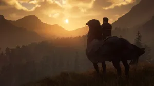 A Magical Scene From The Enchanting World Of Harry Potter Game Wallpaper