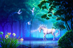 A Magical Unicorn Desktop To Transform Your Workspace Wallpaper