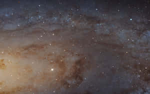 A Majestic Image Of The Andromeda Galaxy. Wallpaper