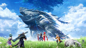 A Majestic Look At The Incredible Scenery Of Xenoblade Wallpaper