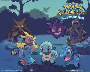 A Majestic Mudkip - The Leader Of The Blue Rescue Team Wallpaper